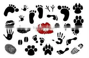 lip&hand&foot tatoo sticker