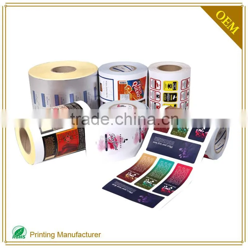 Wholesale High Quality Waterproof Warning Adhesive Label Sticker