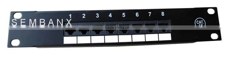 CAT5E 8 port patch panel