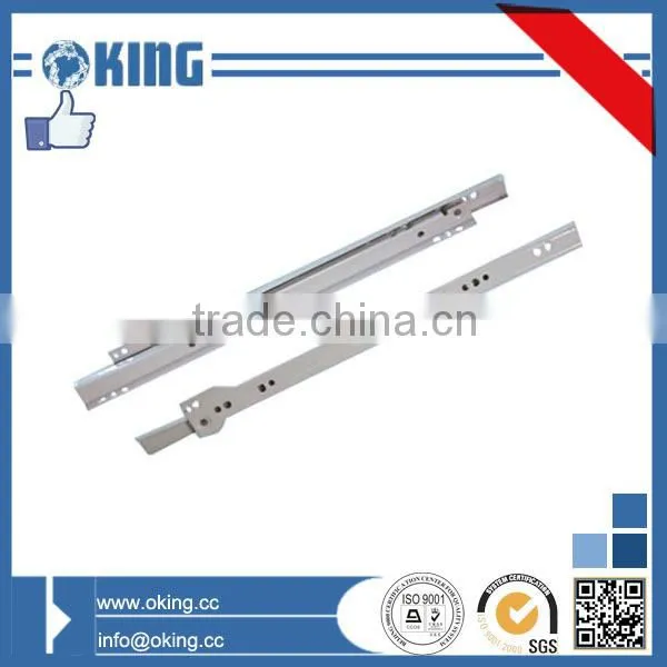 Hot Sale 0.8mm thickness 400mm length Powder Coated Bottom Drawer Slide