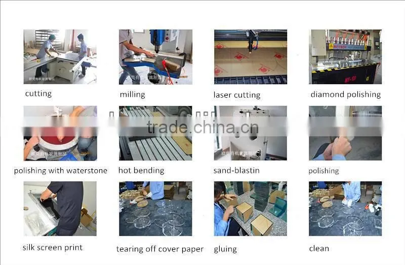 2014 customized plexiglass acrylic rectangle box