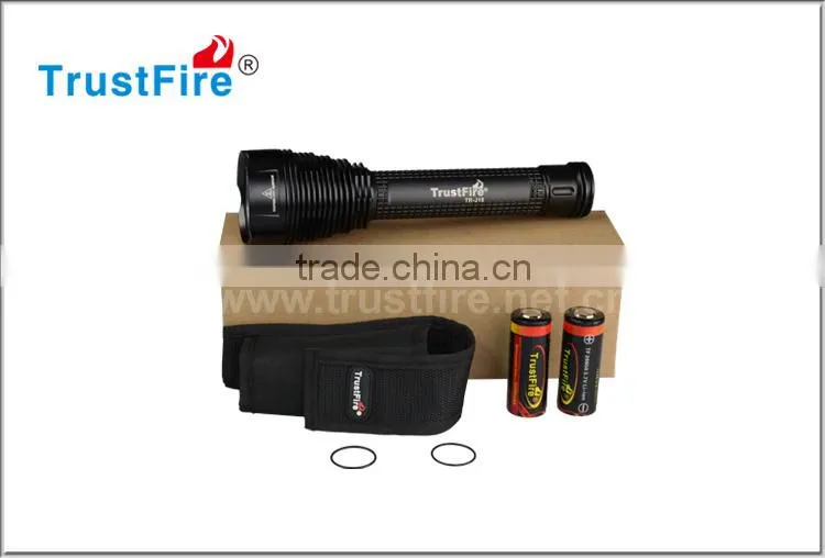 !!! Hot sale J18 flashlight, 5-Modes with 7* CREE XM-L T6 LED lights, 8000LM t6 dive light rechargeable powerful flashlight .