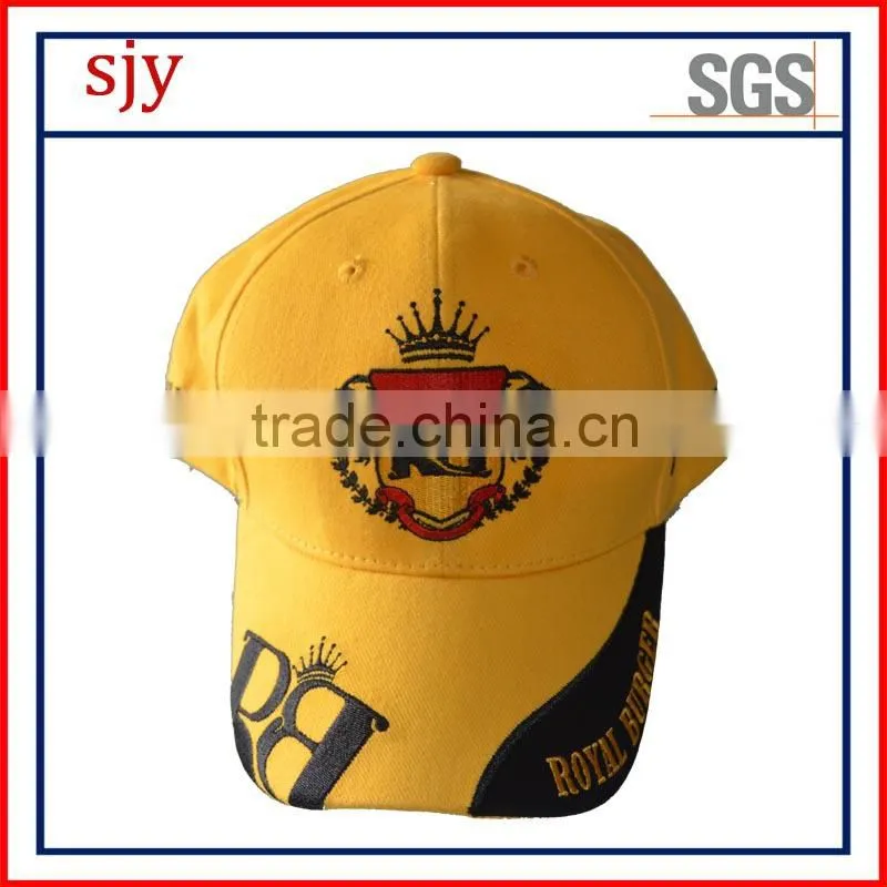 6 panle advertising embroidery baseball cheap caps