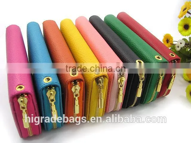Fashion lady cheap leather wallet