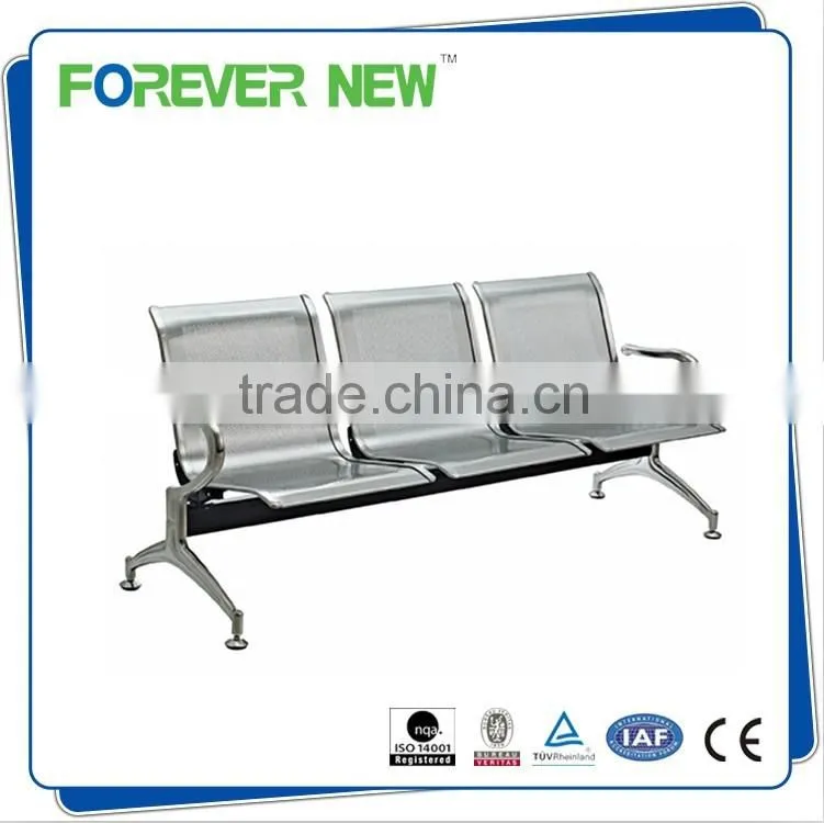 YXZ-038 3-seats waiting chair with leatheret cover
