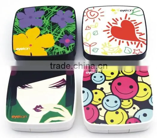 good design kaida new cheap color contact lens case