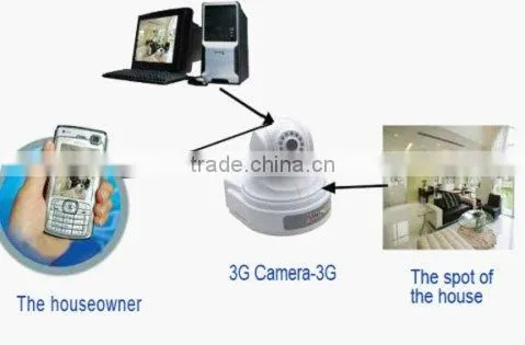 3G multi-functional Camera Alarm System, Support remote Video Surveillance and control