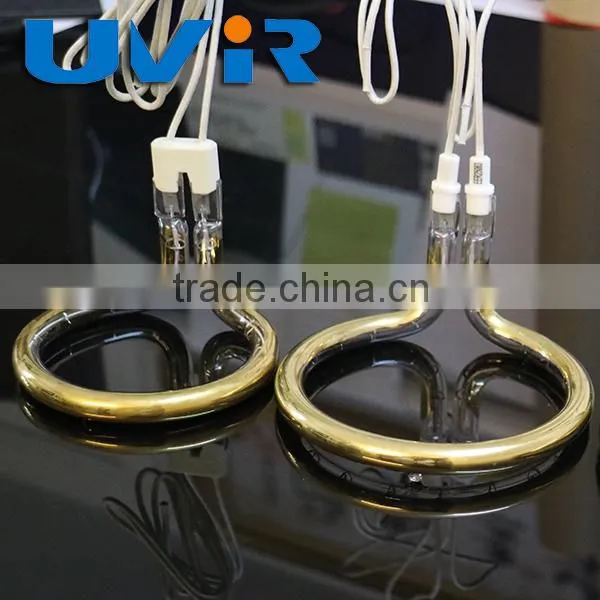 ring shape infrared shortwave lamps halogen heating lamp
