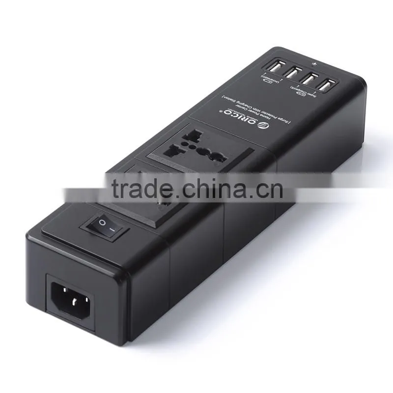 2015 OEM/ORICO Wholesale ORICO HPC-2A4U 2 outlet electrical power strip plus 4 USB HUB surge protector