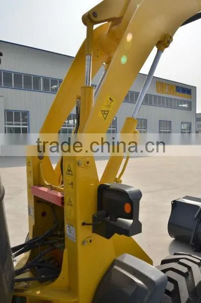 GEM-910 ZL10 hydrostatic MINI wheel loader zero tail swing CE EUROIII