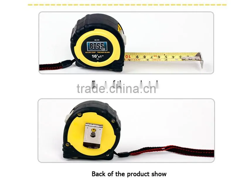 Co-molded measure tape