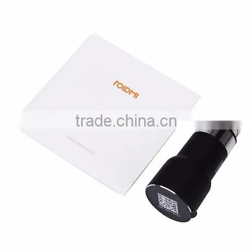 Original Xiaomi Car Charger ROIDMI Car Charger Bluetooth 4.0 FM Transmitter Total Quick Car Charger Adapter Music Play FM Radio