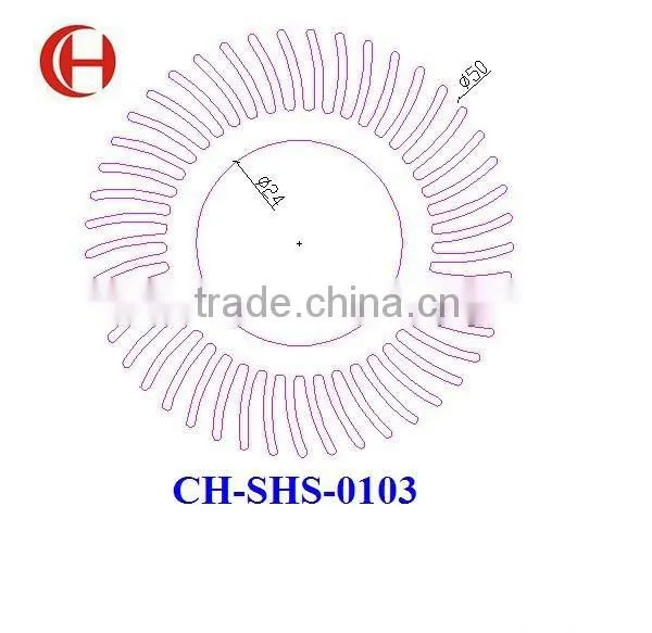 2014 New products LED light round Aluminum heat sink