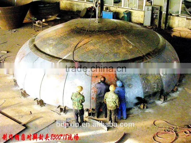 Spherical heads with ASME stainless steel