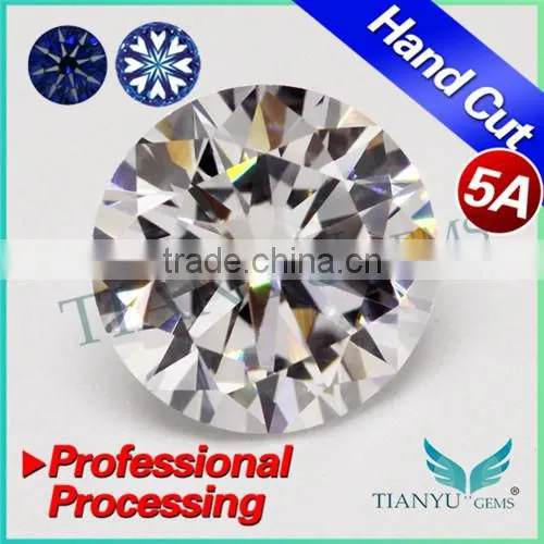 Best price 5A quality 2.0mm cubic zirconia gemstones star cut CZ
