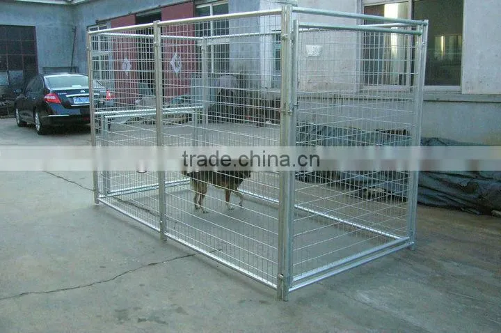 galvanized steel outdoor large dog backyard kennels factory