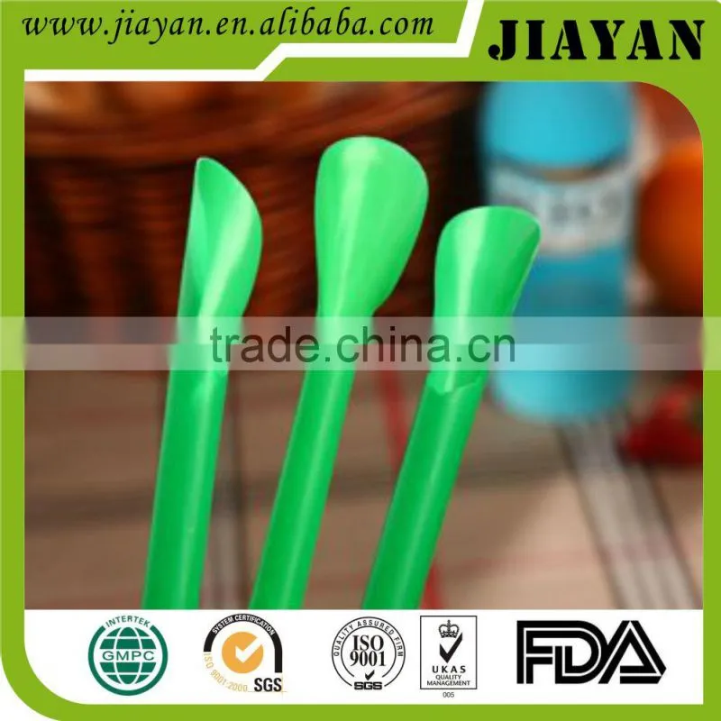 multipurpose spoon plastic drinking straws