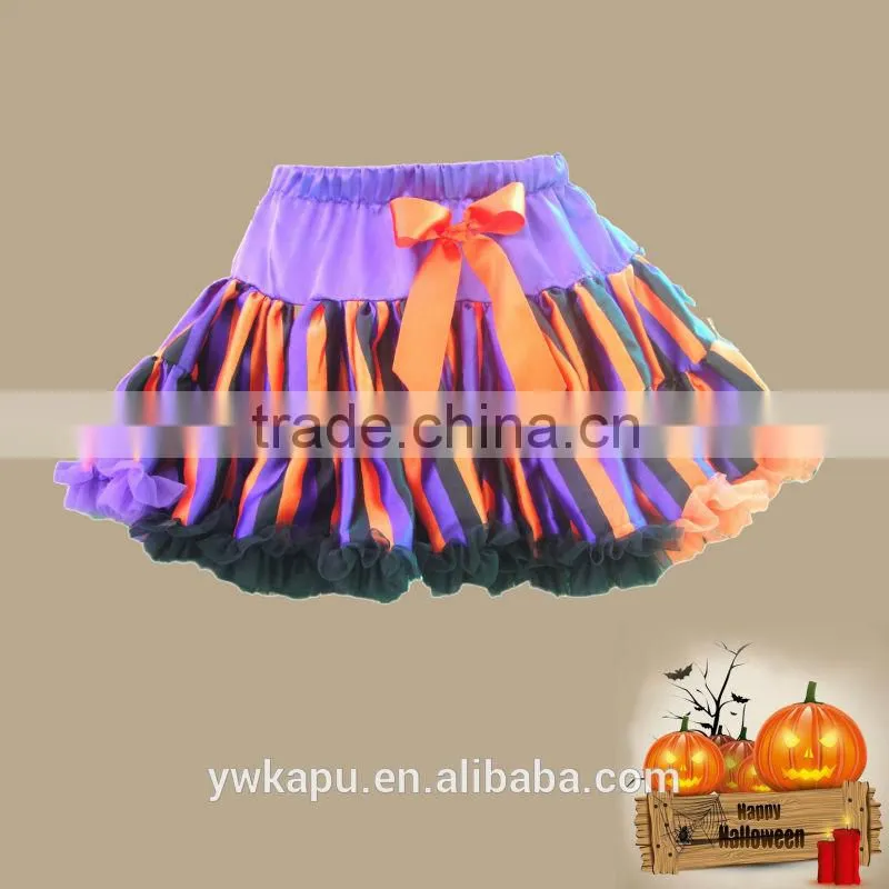 New style hot sale fluffy halloween costume tutu skirt for girls