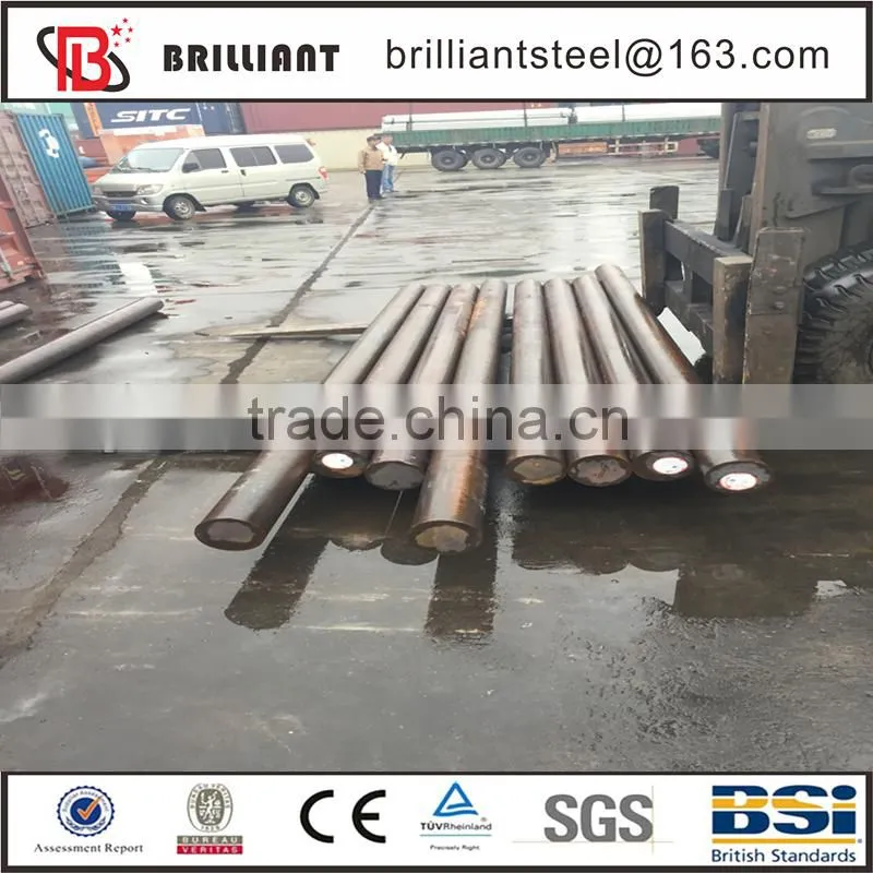 chrome plated round bar/bronze round bar/round bar steel en8 en9