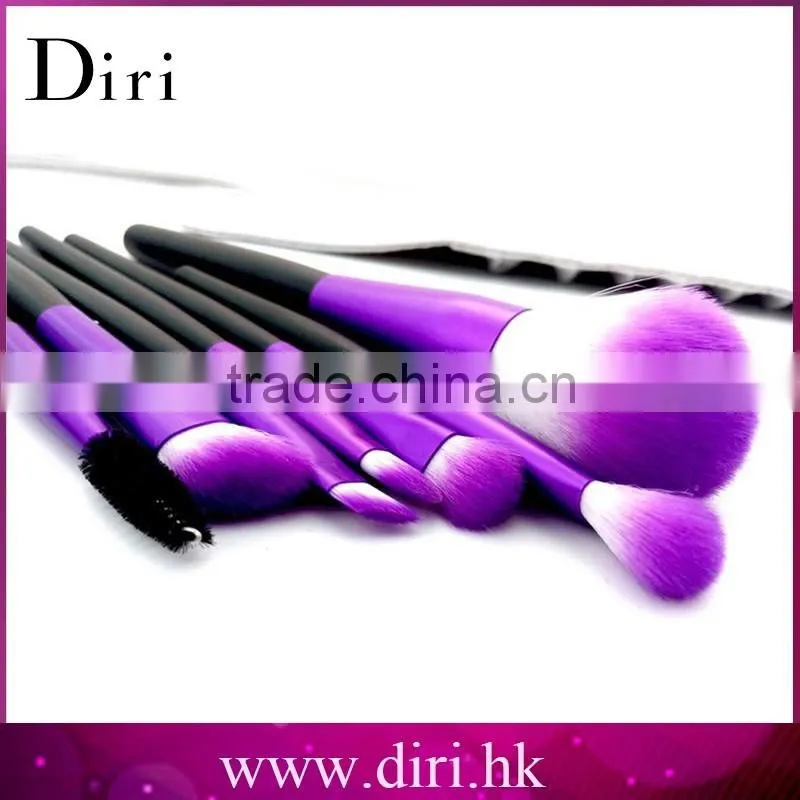 High Quality 7PCS Purple Makeup Brushes Set Powder Foundation Eyeshadow Blush Brush Tool