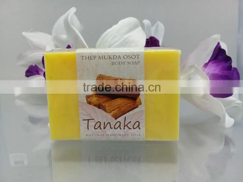 Tanaka Herbal Soap Cleanser Thailand Natural Herbal Soap Cleansing Spa Bath and Hotel Supplies