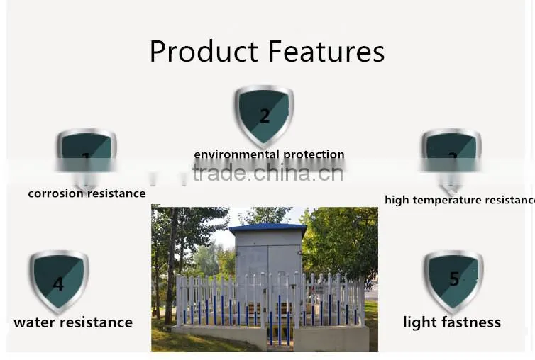 outdoor pvc galvanized steel garden edging fence plastic steel lawn edging fencing