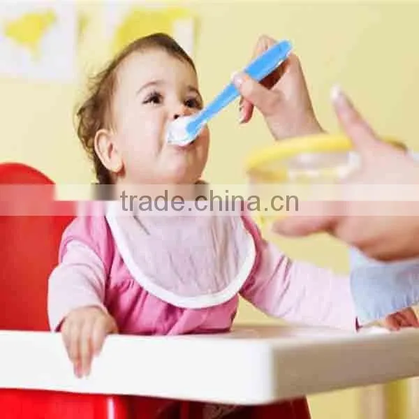 Hot silicone safe feeding spoon for baby