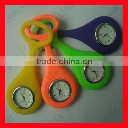 colorful silicon rubber nurse watch