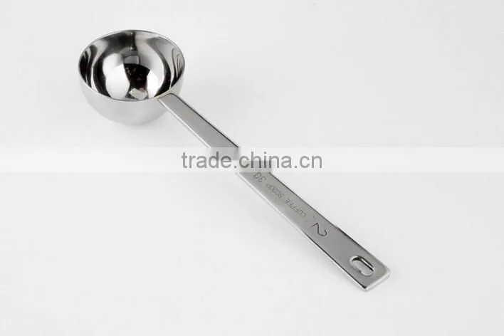17cm length steel magnetic measuring spoon for coffee powder