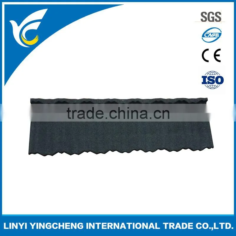 high quality selling well beautiful stone coated metal roof tile