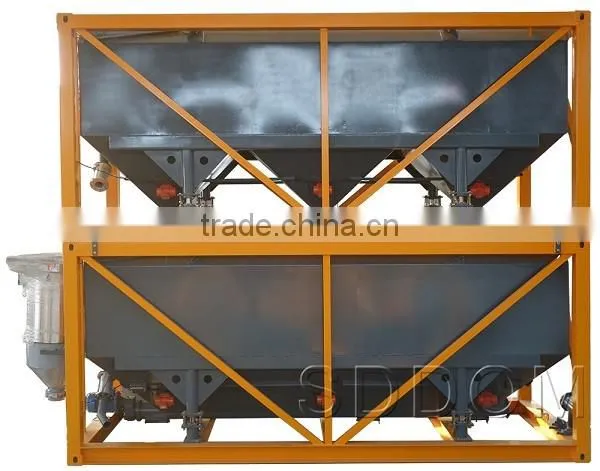 2016 Selling like hotcakes horizontal cement silo,mobile cement silo,portable cement silo