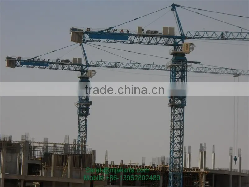 China suppliers Tip tower crane TC5079 height 10m from machine manufacturers