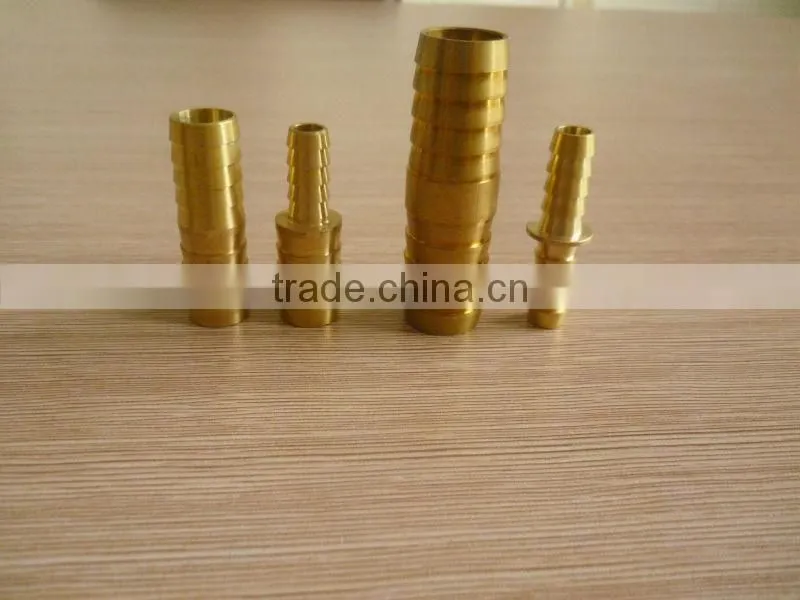 brass straight hydraulic hose barb fitting