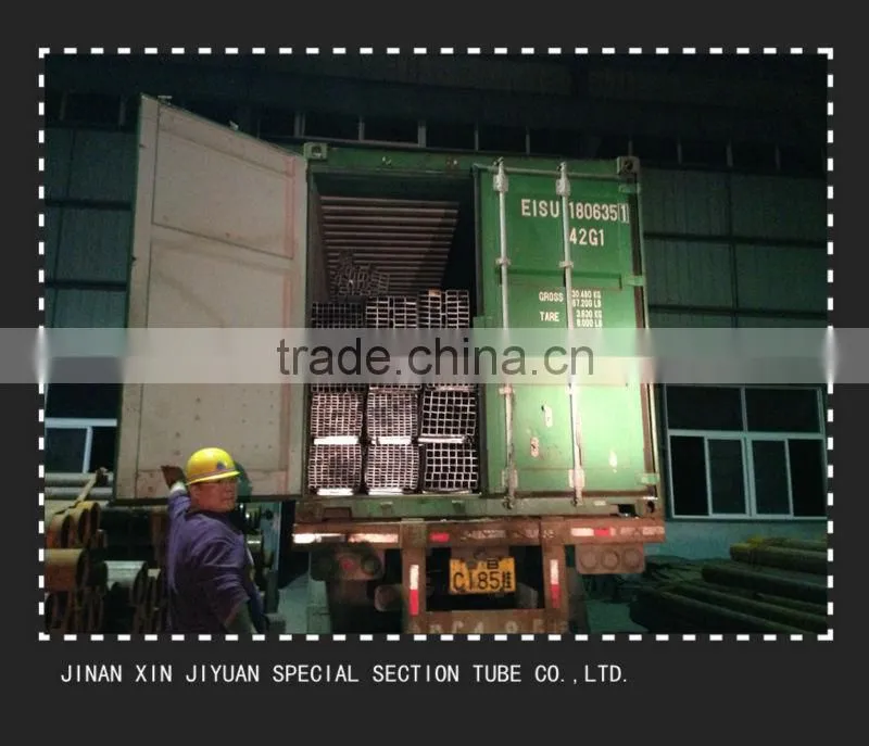 constrction engineering material retangular and square steel pipe