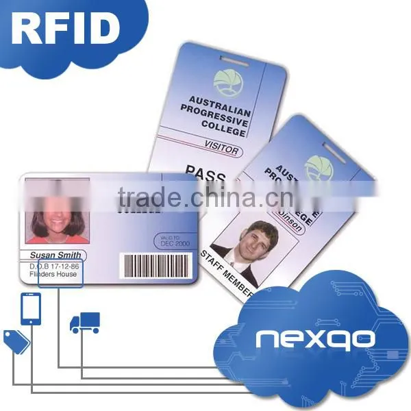 Plastic stuff id card for identification