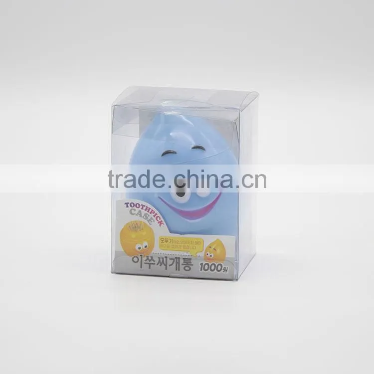 very cute "daruma" toothpick&cotton swabs companion