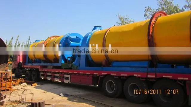 Carbon steel steam tube rotary drum dryer with best price