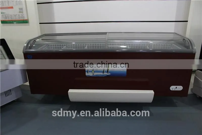 European Island Ark series portable refrigerated displa /commercial Stainless Steel kitchen /kitchen island