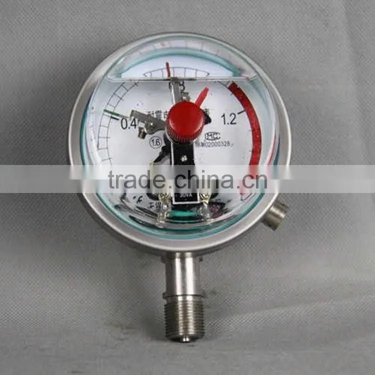 Electric contact pressure gauge