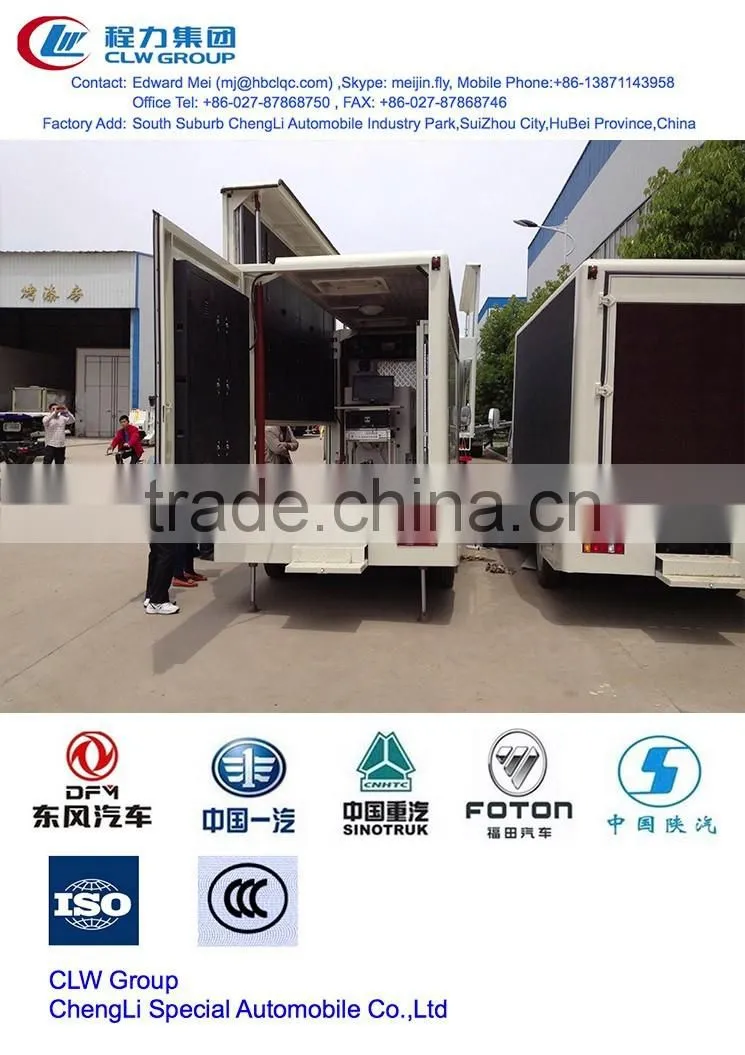 Hot sale Led advertising truck, sealed garbage truck