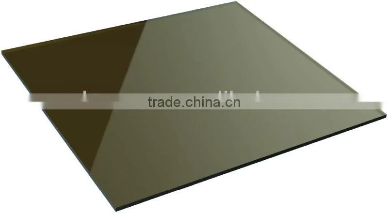 Plastic Polycarbonate Solid / Corrugated Sheets (Valuview Bronze series)