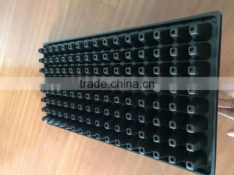 High quality 128 150 162 200 288 cells PS material seed germination plant nursery tray