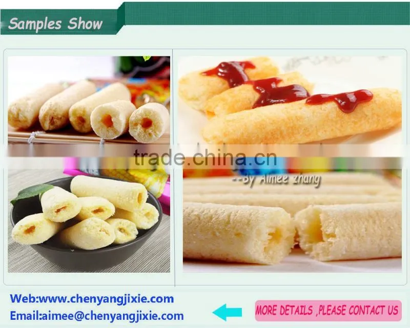2016 new equipment fully automatic child snack food processing line /snack food manufacturing with high quality