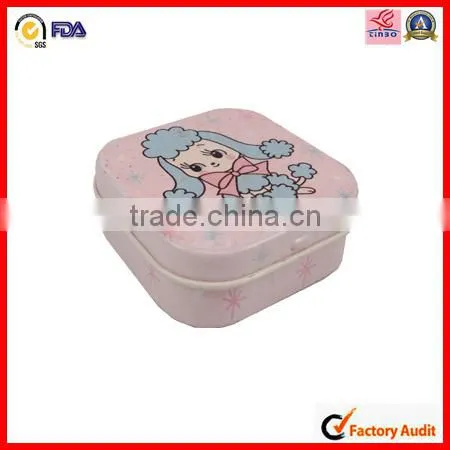 manufacturer metal chocolate heart shape tin case