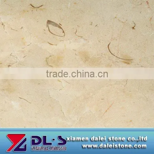 Polished yunnan beige marble tile