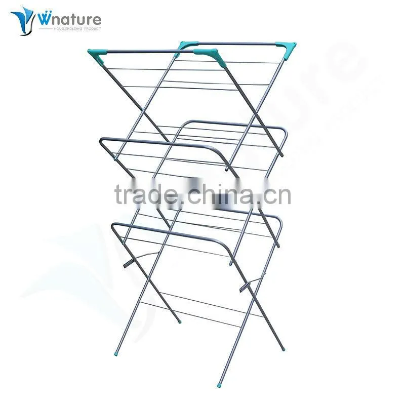 3 Tier Clothes Airer, Indoor and Outdoor Laundry Drying Rack, 14 Meters