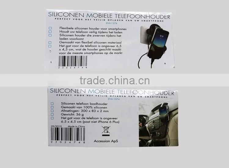 2016 new arrived silicone phone holder,mobile phone charging holder