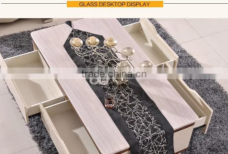 C386 Home Furniture Marble Top Tea Table With Coffee Table