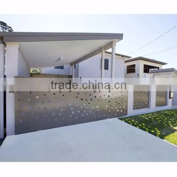 Courtyard Laser Cut Aluminum Garden Gate