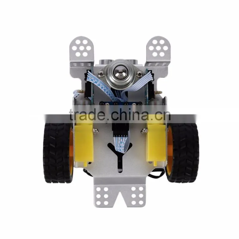 New Arrival Creative DIY Smart Toy Robot Car, Intelligent Programmable Early Educational 2 Wheel Robot Kit Toy Car For Children